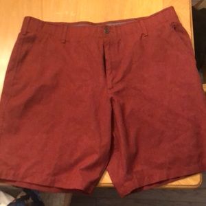 Men’s red shorts